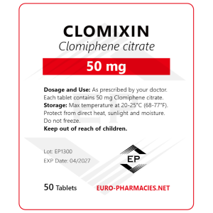 Clomixin (Clomid) – 50mg/tab – 50 tab/bag