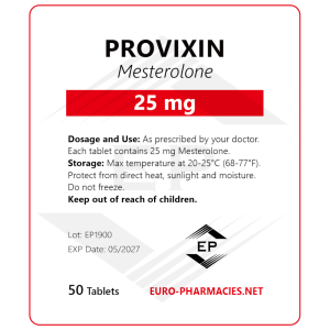 Provixin (Proviron) – 25mg/tab – 50 tab/bag