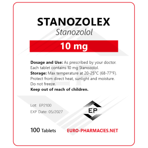 Stanozolex 10 (Winstrol) – 10mg/tab -100 tab/bag