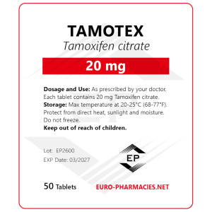 Tamotex (Tamoxifen) – 20mg/tab -50 tab/bag